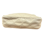 Chanel Beige Quilted Leather Chain Shoulder Bag