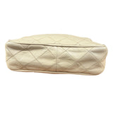 Chanel Beige Quilted Leather Chain Shoulder Bag