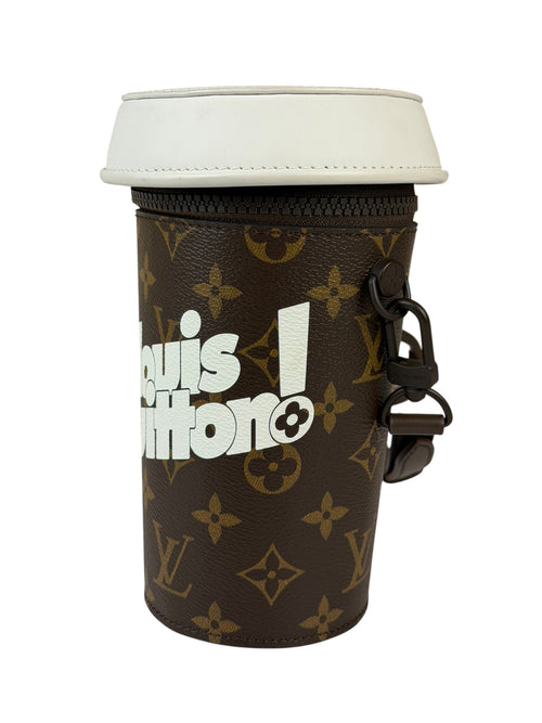 Louis Vuitton Limited Edition Monogram Coffee Cup Shoulder Bag