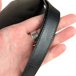 Dior Black Leather Vintage Flap Shoulder Bag