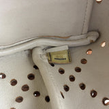 Chanel Vintage Yellow Patent Leather Perforated Tote Bag 1987