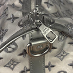 Louis Vuitton x Virgil Abloh Black Leather Trim Monogram Keepall 50