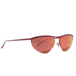 Bottega Veneta BV1091S Oval Panthos Red Sunglasses