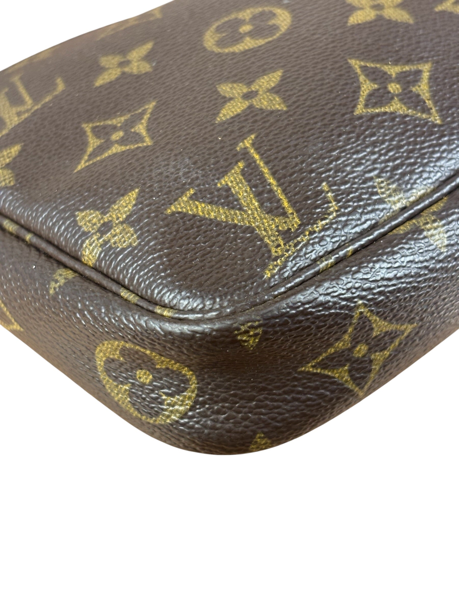 Louis Vuitton Leather Monogram Pochette