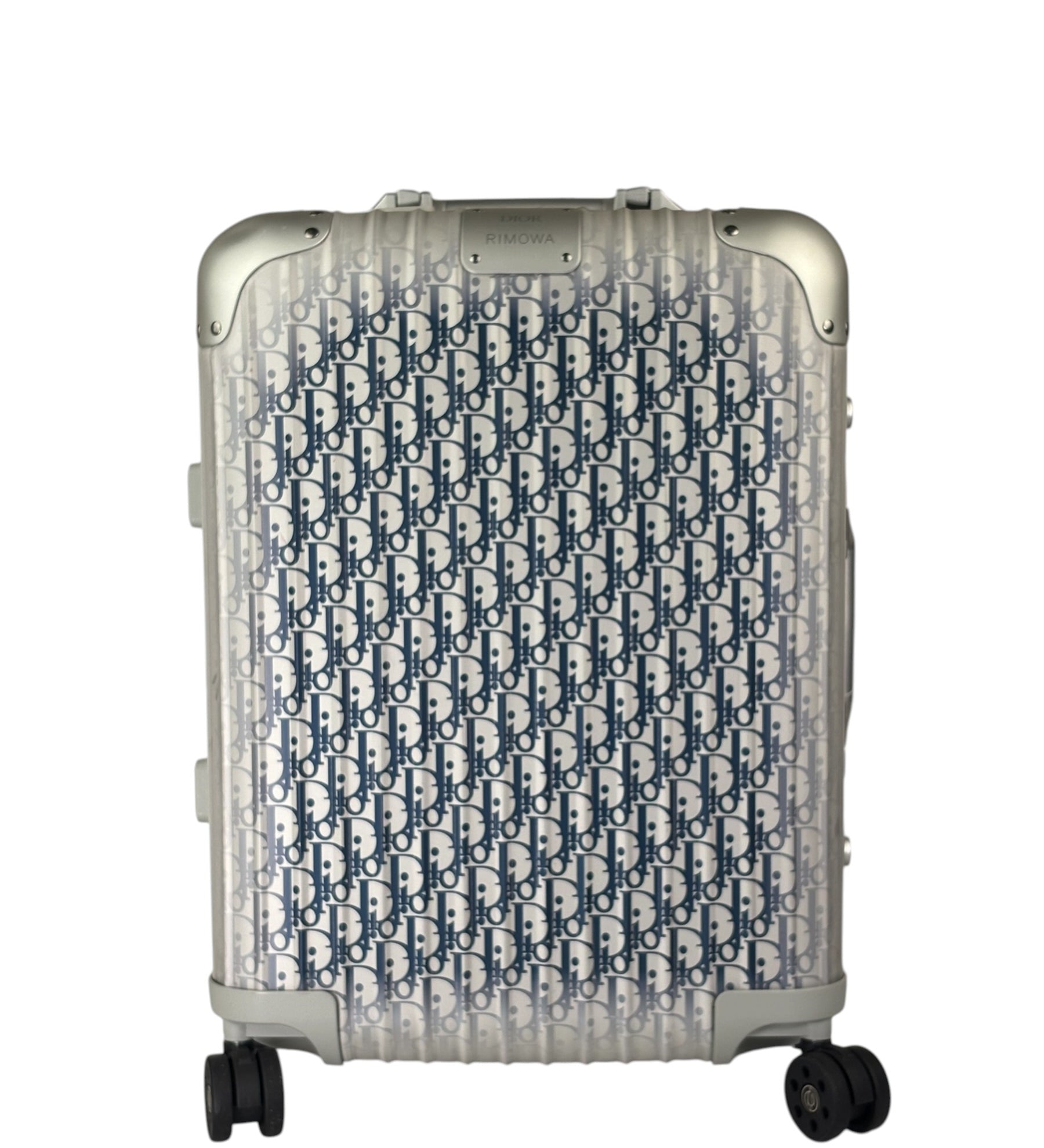 Christian Dior Blue/Silver Trotter Rimowa Suitcase