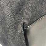 Gucci GG Black Canvas Capri Chain Tote Bag