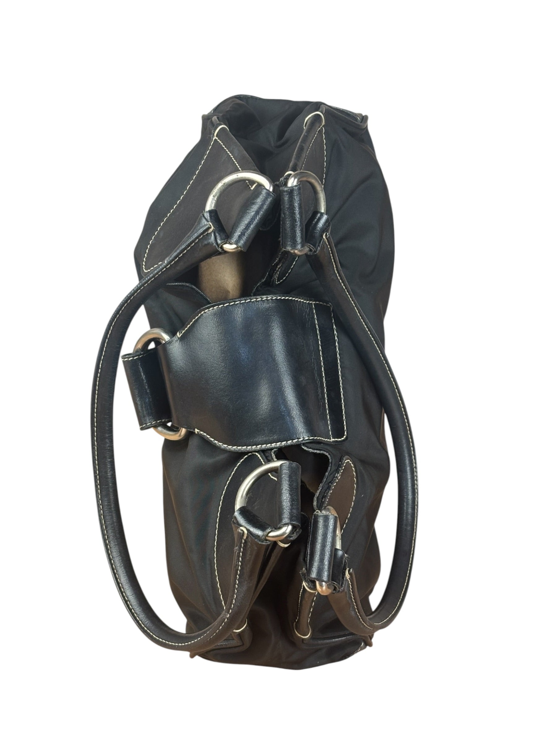 Prada Black Nylon Tessuto Shoulder Bag