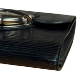 Louis Vuitton Black Epi Joey Trifold Wallet