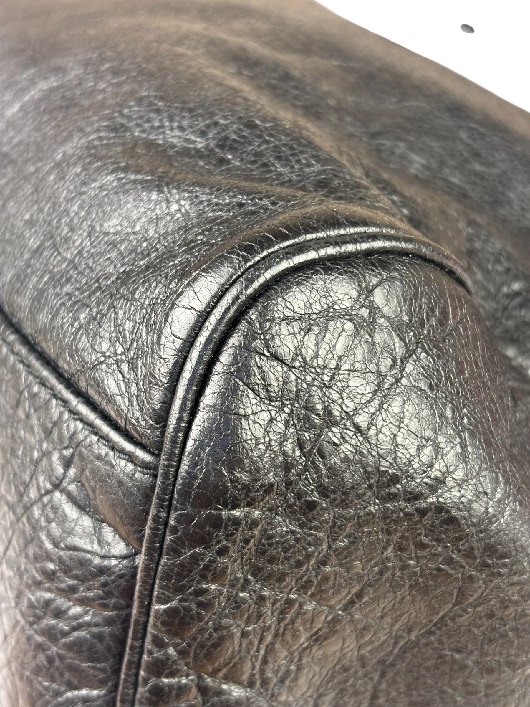 Balenciaga Black Leather Giant 12 City Bag