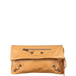 Balenciaga Peach Leather Le City Clutch