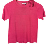 Prada Ribbed Bow Short Sleeve