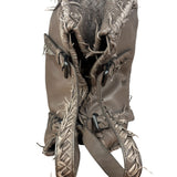 Bottega Veneta Intrecciato Leather Fringe Handbag