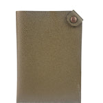 Hermes Vert Loden Calfskin Tarmac Passport Holder