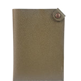Hermes Vert Loden Calfskin Tarmac Passport Holder
