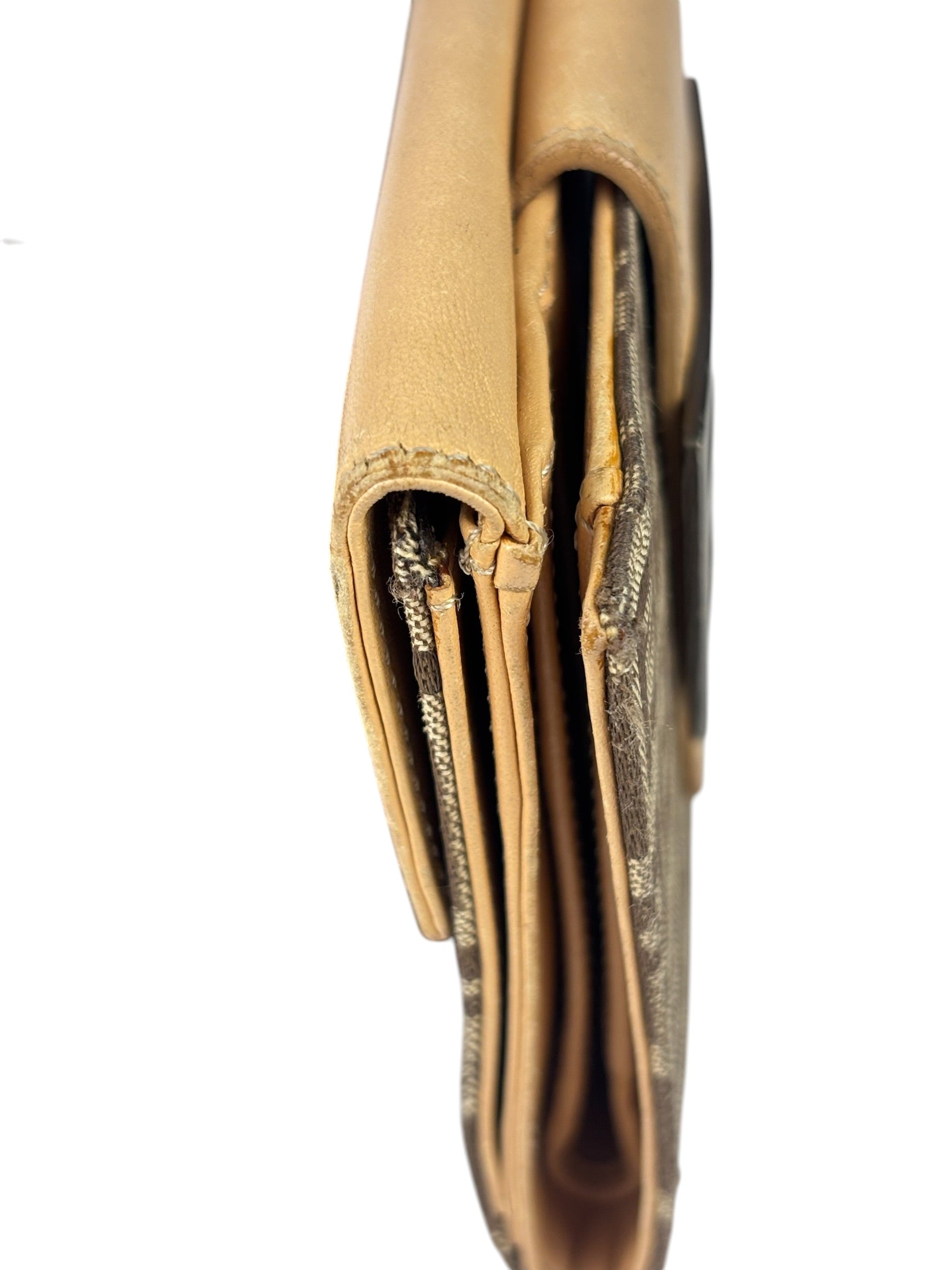 Fendi Beige Zucca Bi-Fold Wallet