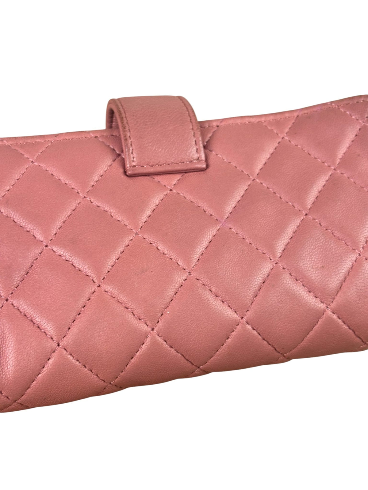 Chanel Pink Quilted Lambskin Crossbody Bag 2014