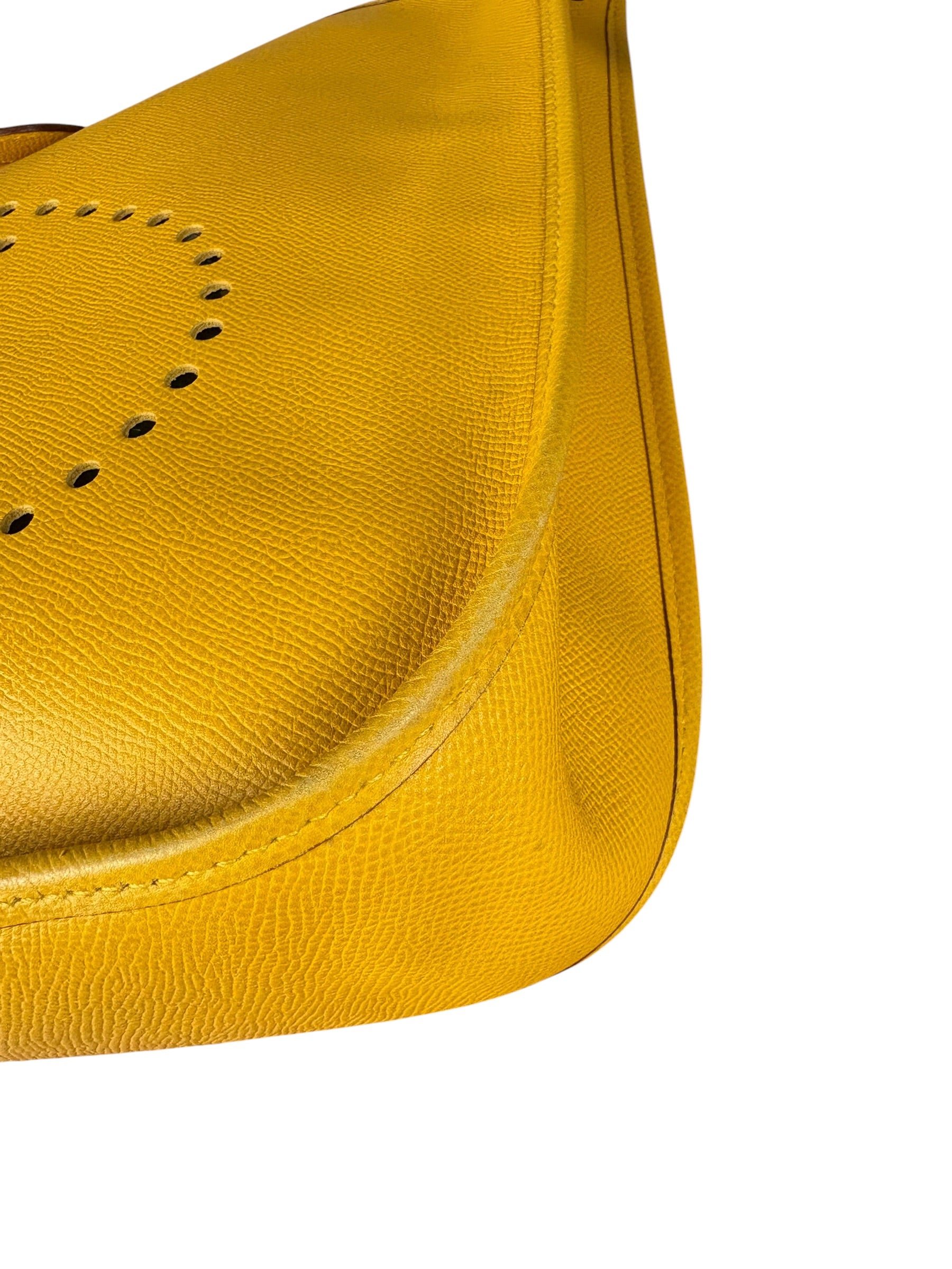 Hermes Evelyne Taurillon Clemence Leather Shoulder Bag