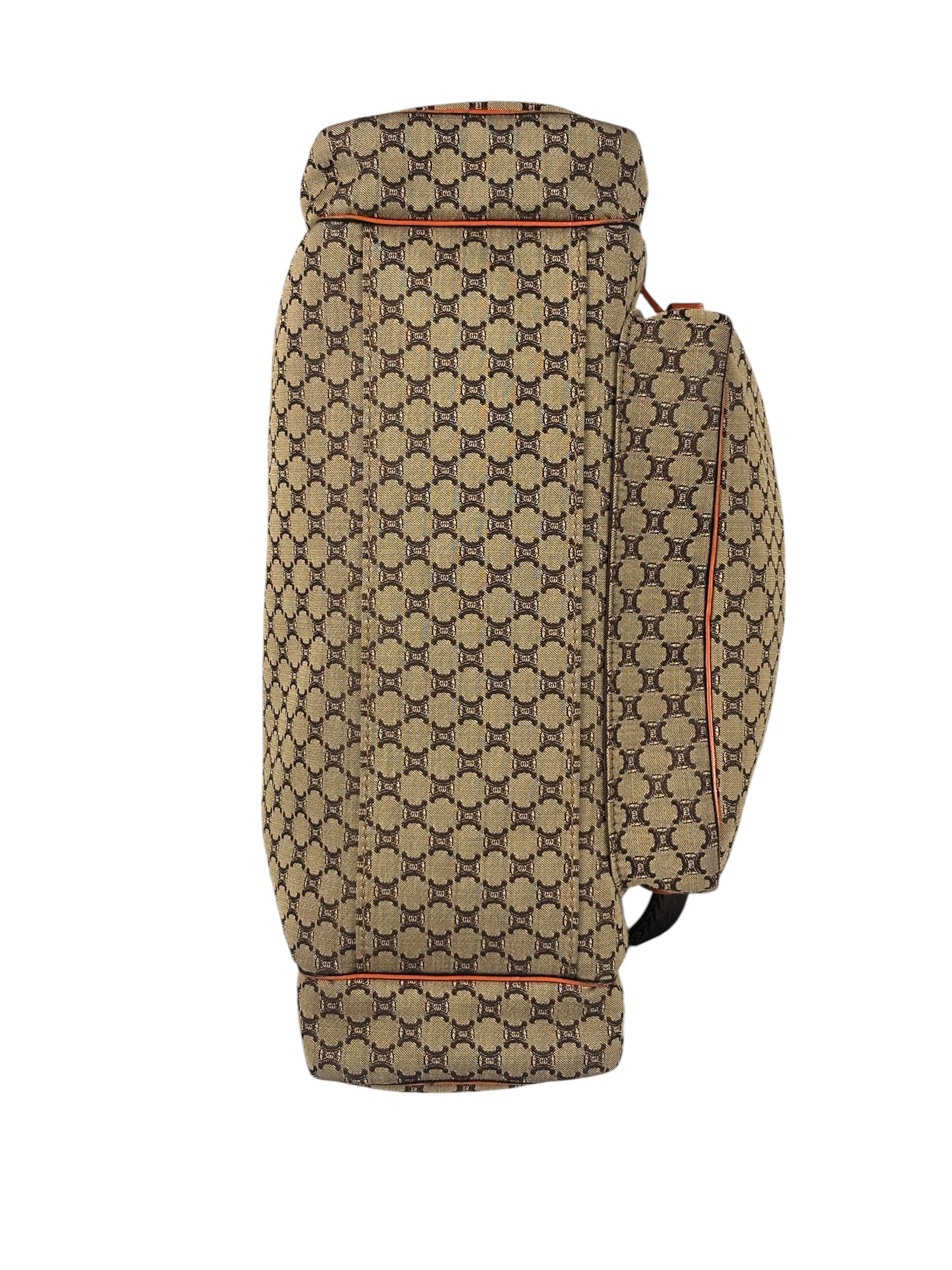 Celine Vintage Canvas Macadam Messenger Bag