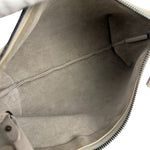 Brunello Cucinelli Ivory Grained Leather Shoulder Bag