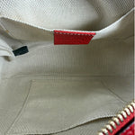 Gucci Red Calfskin Leather Soho Disco Crossbody Bag