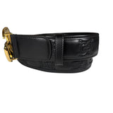 Gucci Puff Monogram GG Buckle Belt