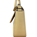Burberry Vintage Saffiano Leather Flap Shoulder Bag