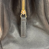 Chanel Vintage Black Quilted Mademoiselle Leather Shoulder Bag