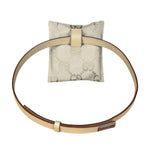 Gucci Beige Leather Belt w/ Pouch