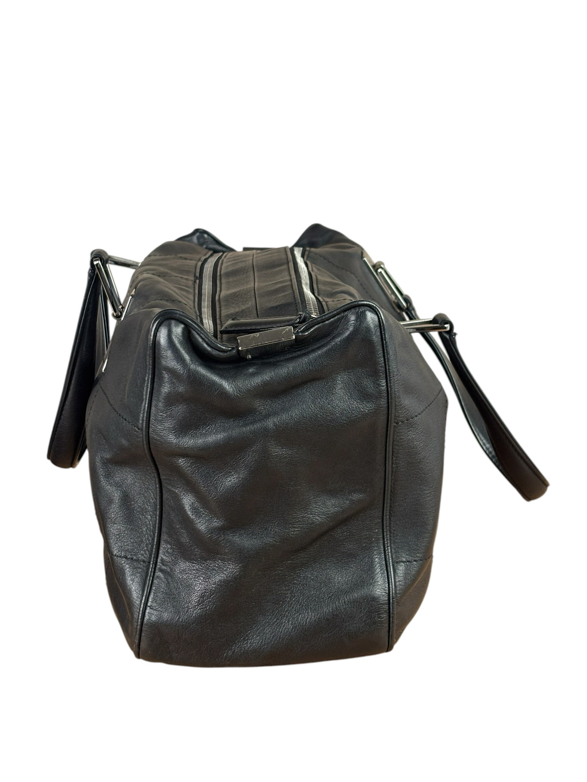 Chanel Black Wild Chocolate Bar Bowler Bag 2002