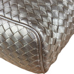 Bottega Veneta Metallic Intrecciato Ciambrino Shoulder Bag