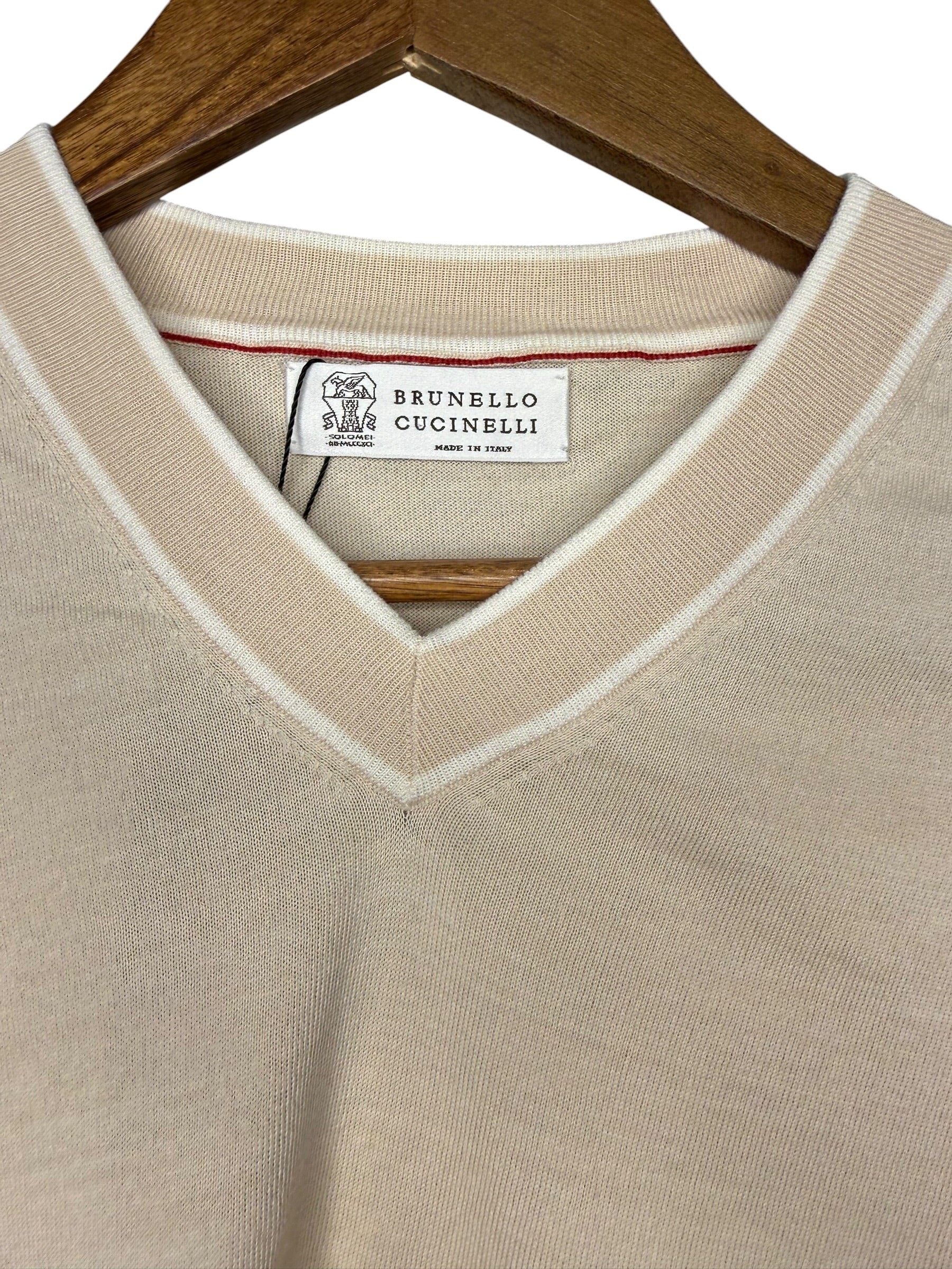 Brunello Cucinelli Beige Cashmere Shirt