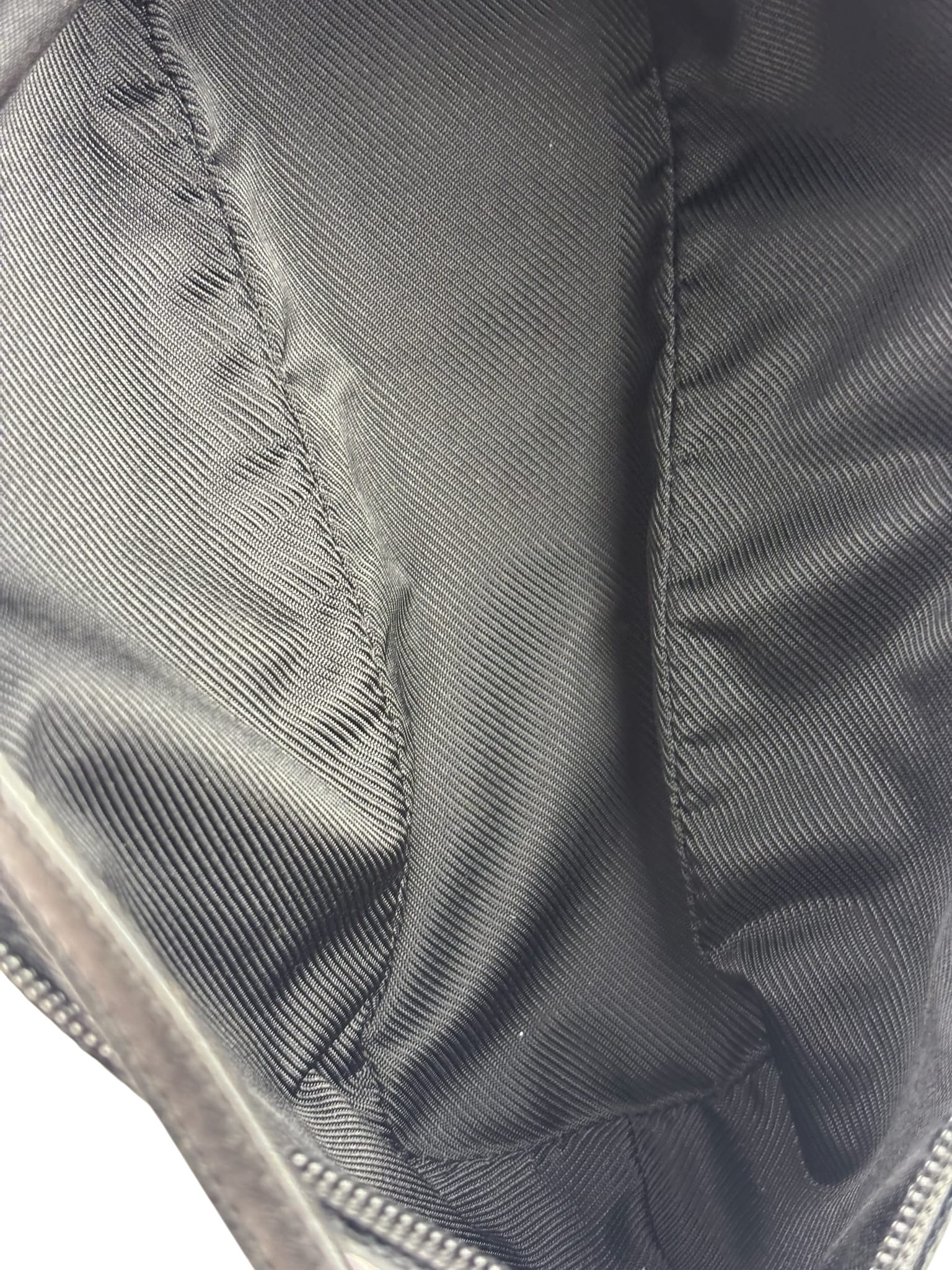 Gucci Black Canvas GG Print Mini Boat Pochette