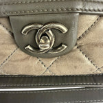 Chanel Bicolor Quilted Leather Chain Flap Bag 2011