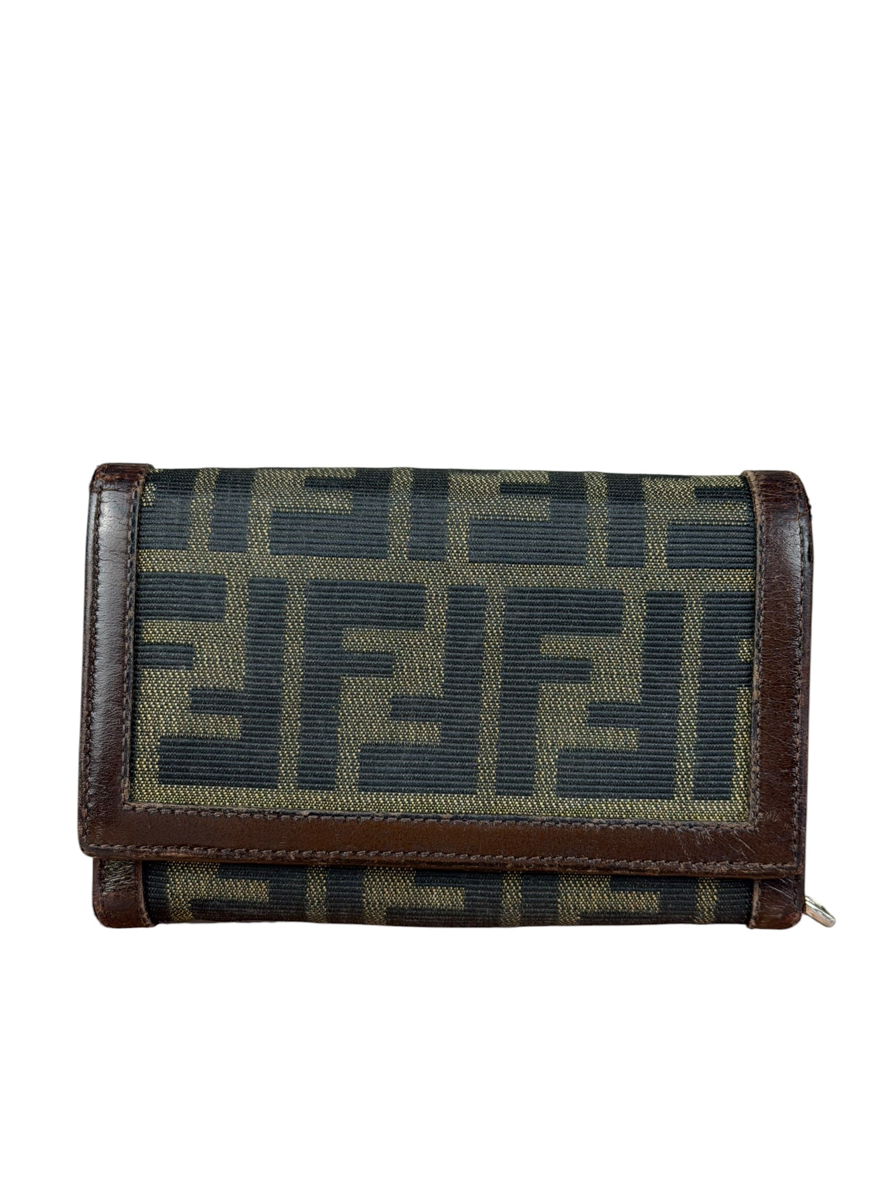 Fendi Zucca Monogram Canvas Trifold Wallet