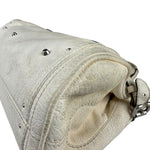 Chloé White Leather Paddington Handbag (Repainted)
