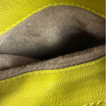Bottega Veneta Olimpia Yellow Intrecciato Mini Chain Flap Crossbody