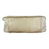 Prada Vintage Beige Nylon/Leather Logo Handbag