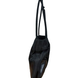 Prada Vintage Black Nylon Zip Shoulder Bag
