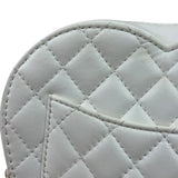 Chanel CC In Love White Quilted Leather Heart Bag 2022