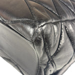 Louis Vuitton Black Quilted Lambskin Chain Flap Bag