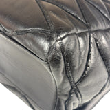 Louis Vuitton Black Quilted Lambskin Chain Flap Bag