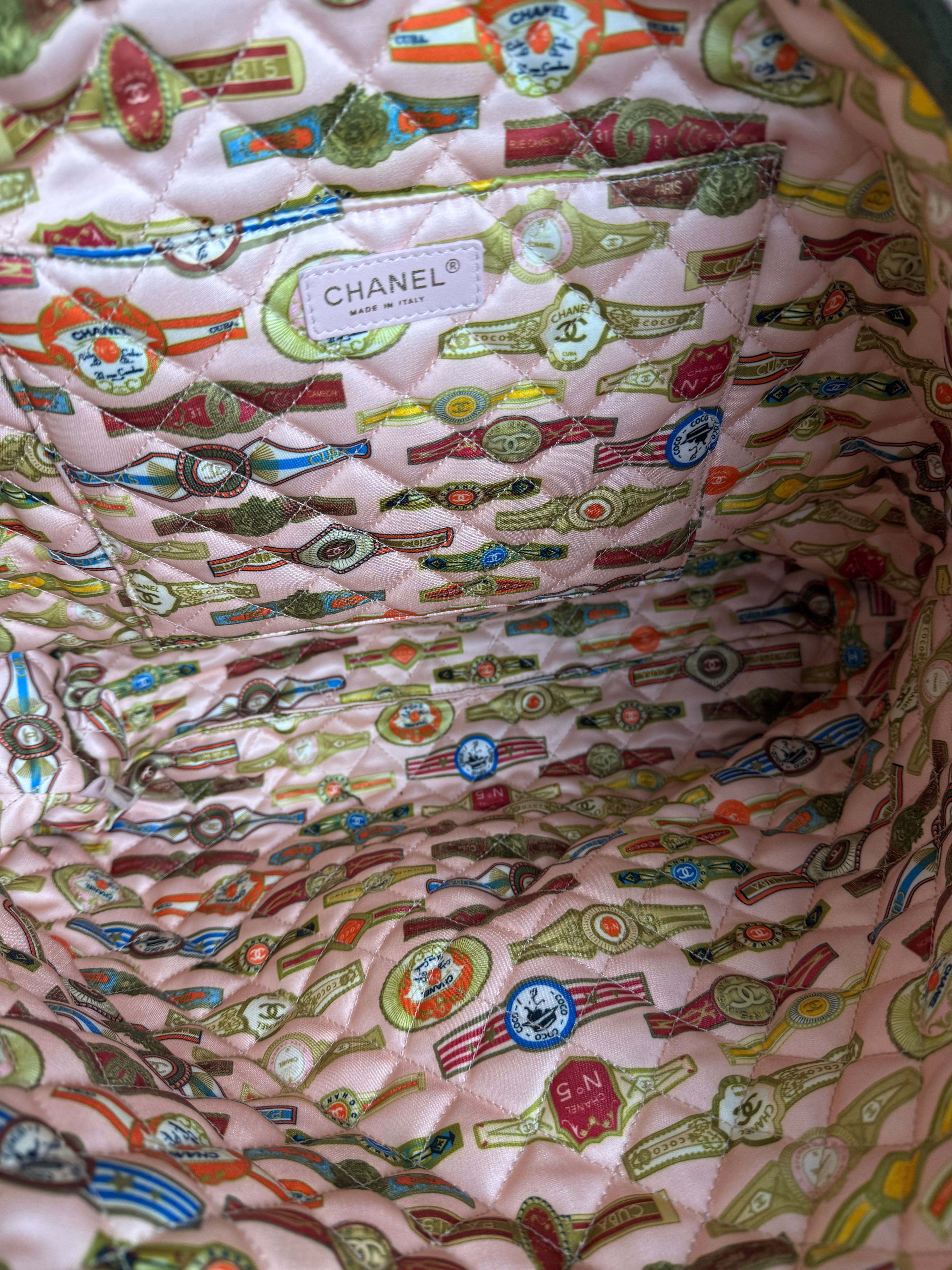 Chanel Coco Cuba Canvas Tote 2017