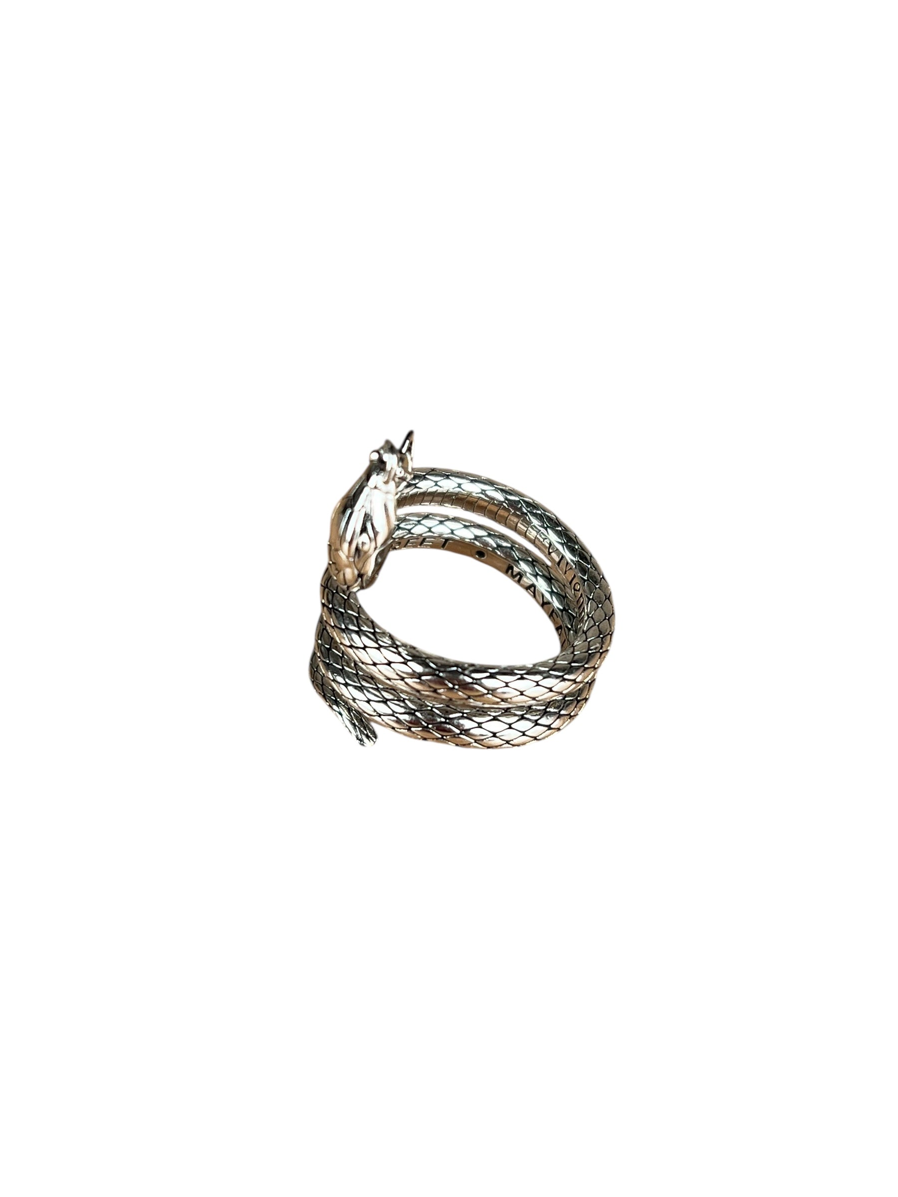 Vivienne Westwood Albane Snake 925 Silver Ring