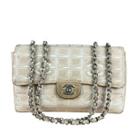 Chanel Vintage Beige Travel Line Classic Flap 2001