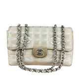 Chanel Vintage Beige Travel Line Classic Flap 2001