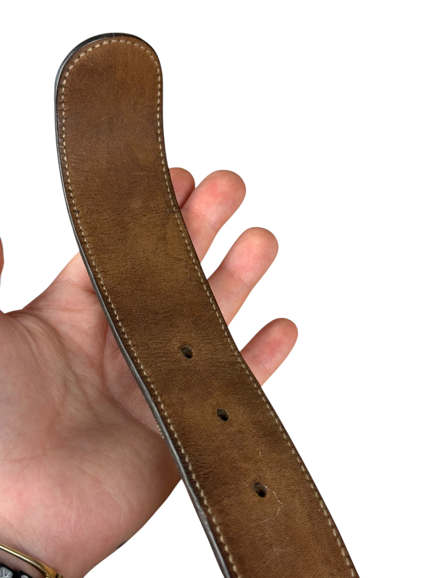 Gucci Heart GG Supreme Belt