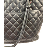 Chanel Black Quilted Calfskin Cambon Ligne Tote 2003