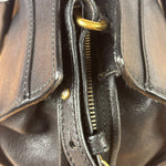 YSL Black Leather Cabas Chyc 2Way