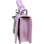 Off-White Purple Leather Micro Jitney 0.5 Two-Way Bag