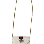 Gucci White Raja Mini Chain Shoulder Bag